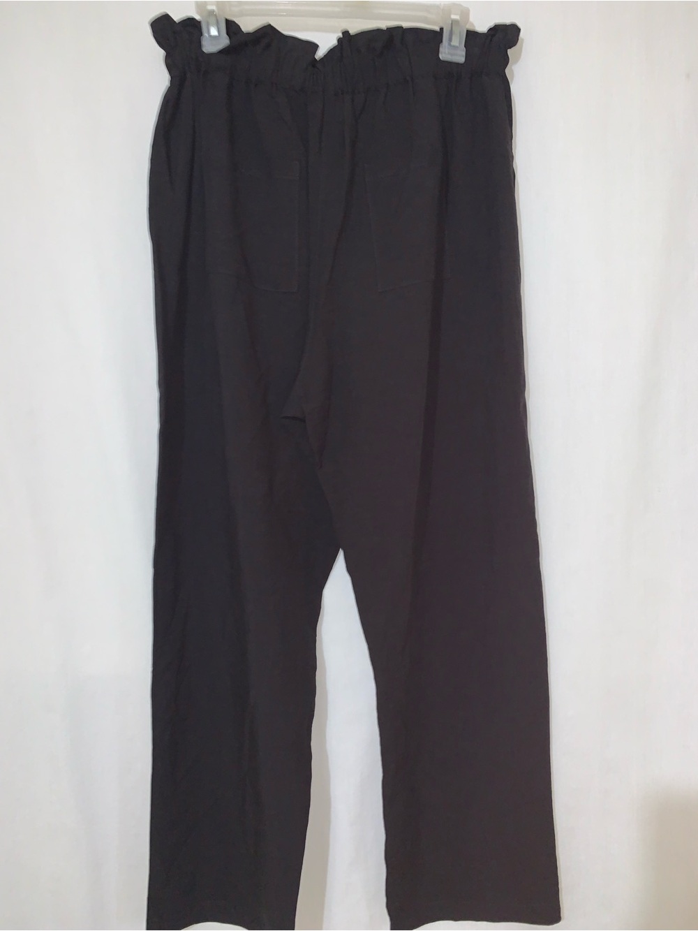NWOT Emerson Fry Cropped Paris Paper Bag Linen Pants In Black Sizes M, XL - Picture 10 of 16